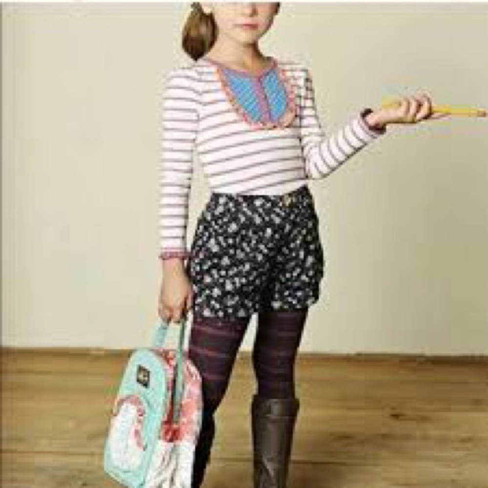 Matilda Jane Shelby Shorts Corduroy Floral Print